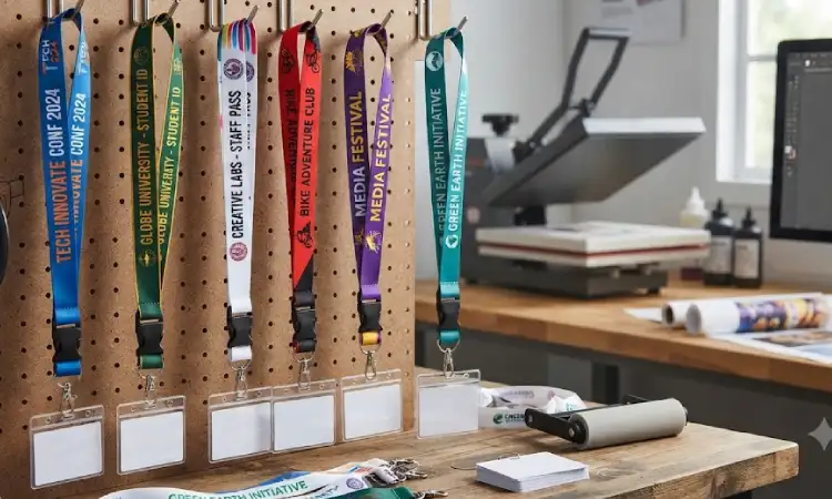Lanyard Printing Sublim, Sumber: AI