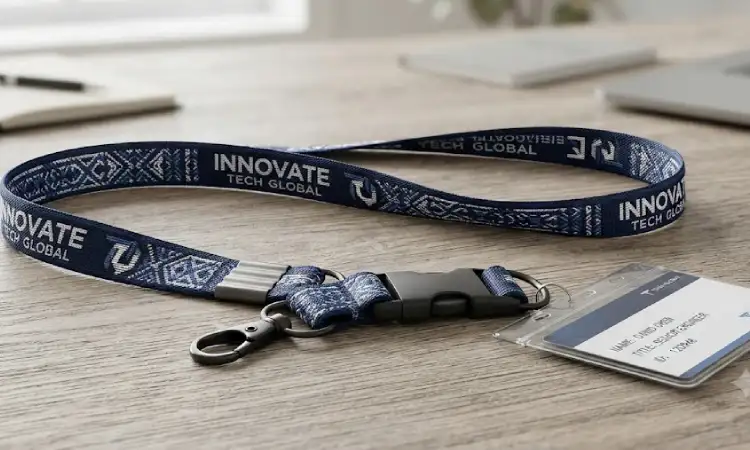 Lanyard jacquard, Sumber: AI